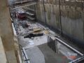 Bau der U-Bahn auf der Hardhöhe (Januar 2006)