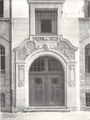 „Exporthaus Borgfeldt“, Nürnberger Str. 91, 93, 95, Portal, Aufnahme um 1907