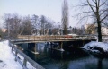 Die hölzerne <a class="mw-selflink selflink">Dambacher Brücke</a> im Winter <!--LINK'" 0:10-->