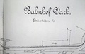 alter Übersichtsplan der kompletten Bahnhofsanlage vom <!--LINK'" 0:121--> mit der Fäkalienentladestation der Stadt Nürnberg und dem Industriegleisanschluss mit Drehscheibe der Firma Pretzfelder später <!--LINK'" 0:122--> von der Reichsbahndirektion Nbg. vom Mai 1925.