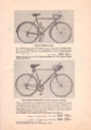 Ausschnitt aus einem Katalog der Fa. Fahrrad Hegendörfer von 1960