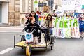 Kundgebungsteilnehmer beim Klimastreik im März 2022