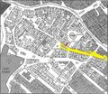Gänsberg-Plan, Mohrenstraße 28 rot markiert