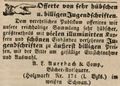Zeitungsannonce des Bücher-Antiquars <!--LINK'" 0:48-->, November 1847