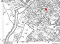 Gänsbergplan Stadt Fürth, Königstraße 34 rot markiert
