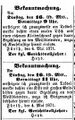Versteigerung am Trödelmarkt, Fürther Tagblatt 12. Mai 1871