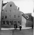 Gaststätte "Zum letzten Heller", Bergstraße 29, rechts dahinter Rednitzstraße 3, Aufnahme 1949