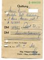 Rechnung vom <a class="mw-selflink selflink">Fahrradhandel Georg Hegendörfer</a> vom 13.3.1963 über ein Hera Herrenfahrrad