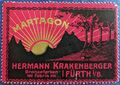 Historische  der Bronzefarben-Fabrik Hermann Krakenberger, ca. 1913