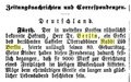 Stiftung für das jüdische Waisenhaus von Dr. Berlin; <!--IWLINK'" 4--> vom 28. Dezember 1887