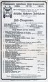 Fest-Programm Gesangverein Liederkranz Fürth-Poppenreuth, 1924