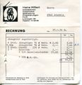 Rechnung der Firma <!--LINK'" 0:5--> von 1970