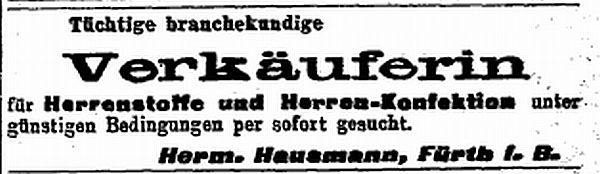 Datei:Anzeige Hermann Hausmann, .jpg