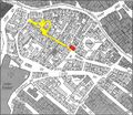 Gänsberg-Plan: Bergstraße 2 (rot markiert)
