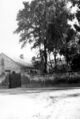 Ehemaliger Eingang des Alten Jüdischen Friedhofes zur Rosenstraße hin mit ; Foto vor Juli 1939