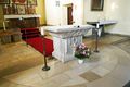 Der neue Altar aus dem Jahr 1991 der <a class="mw-selflink selflink">Herz-Jesu-Kirche</a> <!--LINK'" 0:27-->, 2020