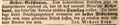Zeitungsannonce des Wirts im Meierskeller, <!--LINK'" 0:13-->, Mai 1840