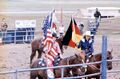 Beginn der Rodeo-Veranstaltung in der Monteith Barracks (20.6.1982)