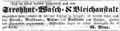 Zeitungsanzeige des Hutmachers <!--LINK'" 0:17-->, März 1873