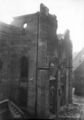 Die jüd. Synagoge nach der Pogromnacht vom 9. auf den 10. November 1938 (Westseite) mit "10-Gebote Portal"