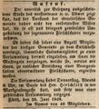 Versammlung wg. Scharre-Angelegenheit im Gasthaus Hirschfeld, Fürther Tagblatt 28. Juni 1848