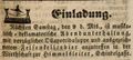 Werbeannonce für die Wirtschaft <a class="mw-selflink selflink">zur Himmelsleiter</a>, November 1850