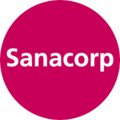 Logo:Sanacorp, ca. 2000