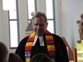 Pfarrer <!--LINK'" 0:15--> in der <a class="mw-selflink selflink">Christuskirche</a> Stadeln 2018