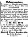 Privatinsolvenz der Fabrikanten <!--LINK'" 0:12--> und <a class="mw-selflink selflink">Gerson Naumburger</a>, März 1870