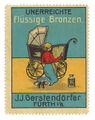 Historische <!--LINK'" 0:12--> des Bronzefarbenherstellers J. J. Gerstendörfer
