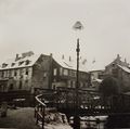 Alter Karlsteg in Blickrichtung zur Innenstadt, 1959