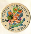 Bierdeckel zur Fürther Kirchweih 1979