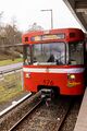 Letzte Fahrt U-Bahn DT-1 vom U-Bahnhof Stadthalle in Fürth zur "Endhaltestelle" in Nürnberg U-Bahnhof Scharfreiterring, Jan. 2023