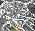 Gänsberg-Plan Katharinenstraße 8 rot markiert