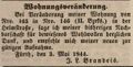 Zeitungsanzeige von <a class="mw-selflink selflink">J. L. Brandeis</a>, Mai 1844