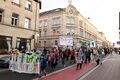 Kundgebungsteilnehmer:innen beim Klimastreik im März 2022