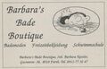Werbung von Barbara´s Bade Boutique in der Schülerzeitung <!--LINK'" 0:155--> Nr. 1 1991