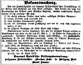 Emanuel-Pesselsche Brautstiftung, Fürther Tagblatt 16.04.1876.jpg