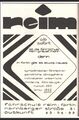 Werbung der Fahrschule Reim in der Schülerzeitung <!--LINK'" 0:23--> Nr. 1 1976