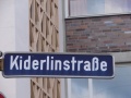 Straßenschild Kiderlinstraße