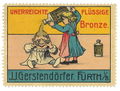 Historische <!--LINK'" 0:12--> des Bronzefarbenherstellers J. J. Gerstendörfer