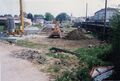 Beginn der umfangreichen Bauarbeiten für den U-Bahnhof Stadthalle welche sogar eine asphaltierte, provisorische  Zufahrt über den  und dem  notwendig machten, 1996
