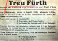 Anzeige zur Auflösung des Vereins , 1939