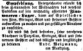 Zeitungsannonce des Zinngießers <!--LINK'" 0:32--> am <!--LINK'" 0:33-->, Dezember 1853