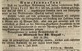 Zeitungsanzeige zum Nachlass des Wirts <!--LINK'" 0:7-->, Juli 1843