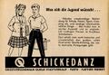 Werbung Versandhaus Quelle in der Schülerzeitung <!--LINK'" 0:50--> Nr. 4 1961