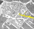 Gänsberg-Plan; Mohrenstraße 20 rot markiert