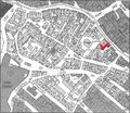 Gänsberg-Plan, Königstraße 58 rot markiert