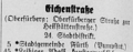 Eichenstraße 5, Adresse des Pumpwerks in Oberfürberg lt. Adressbuch von 1926 (alte Adresse Dambach Nr. 123)