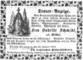 Traueranzeige Schmidt-Blödel 1870.png